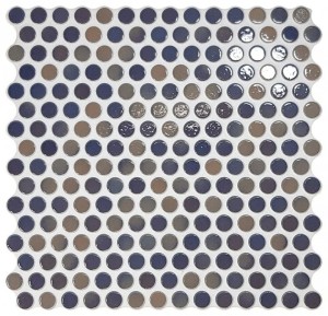 Realonda Penny Glossy Blue Mix 31x31 mozaika dekoracyjna