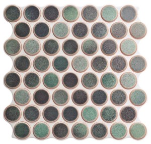 Realonda Dakhla Aqua Circle 30,9x30,9 płytki mozaikowe gresowe