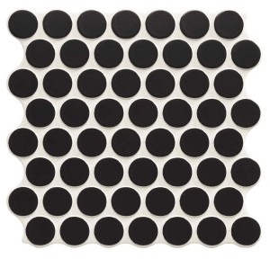Realonda Circle Black 30,9x30,9 płytki mozaikowe gresowe