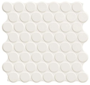 Realonda Circle White 30,9x30,9 płytki mozaikowe gresowe