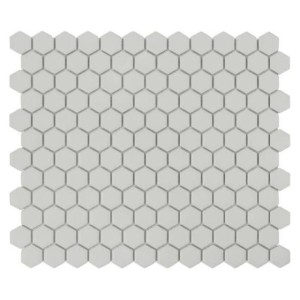 Dunin House Loves Mini Hexagon Ash Matt 26x30 mozaika gresowa heksagonalna
