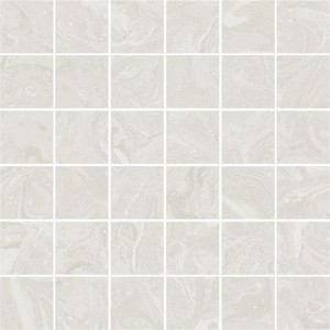 Arcana Spuma Mosaic Panna 30x30 mozaika imitująca beton z efektem mieszania farby
