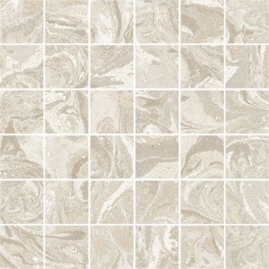 Arcana Spuma Mosaic Frappe 30x30 mozaika imitująca beton z efektem mieszania farby