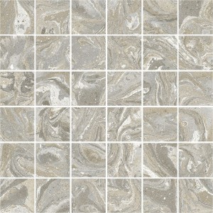 Arcana Spuma Mosaic Macchiato 30x30 mozaika imitująca beton z efektem mieszania farby