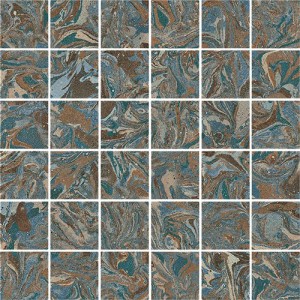 Arcana Spuma Mosaic Tutti Frutti 30x30 mozaika imitująca beton z efektem mieszania farby