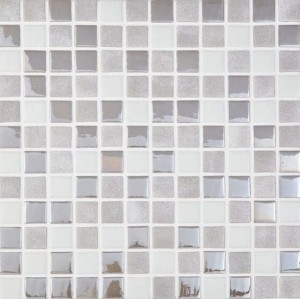 Dunin S-Series SMX Monaco 31,5x31,5 srebrno-szara szklana mozaika dekoracyjna