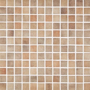 Dunin S-Series Non Slip Dust mix 31,5x31,5 brązowa szklana mozaika antypoślizgowa