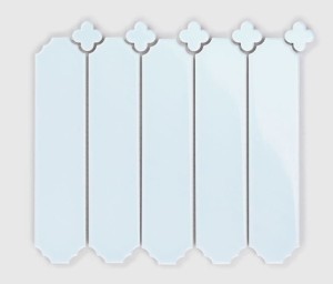 Raw Decor Cecile Baby Blue Połysk 25x22,8 mozaika dekoracyjna