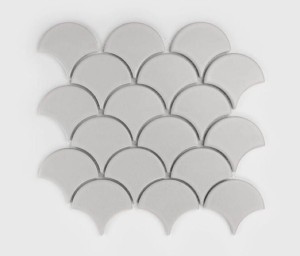 Raw Decor Flabellum Grey Matowy 27,5x28,5 mozaika dekoracyjna