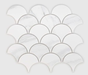 Raw Decor Flabellum Marble Matowy 31,3x27,3 mozaika dekoracyjna
