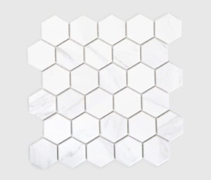 Raw Decor Heksagon Duży Marble Matowy 27,1x28,1 mozaika dekoracyjna