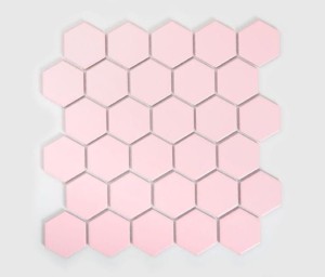 Raw Decor Heksagon Duży Pink Matowy 27,1x28,1 mozaika dekoracyjna