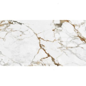 Arklam Calacatta Gold Polished 6 mm 120x300 płytki gresowe wielkoformatowe imitujące marmur