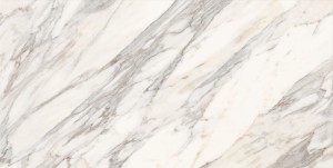 Marazzi Fabula Calacatta 60x120 MN3X płytka imitująca marmur w białym kolorze z szarymi żyłami