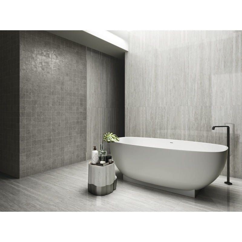 APE Wabi Sabi Travertino Silver Stru Rect 60x60 płytki kamienne gresowe 112895