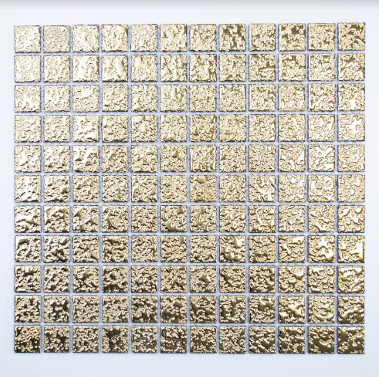 Mozaika 3D złota ceramiczna Metropol MM 0089 33,0 x 30,2 75164