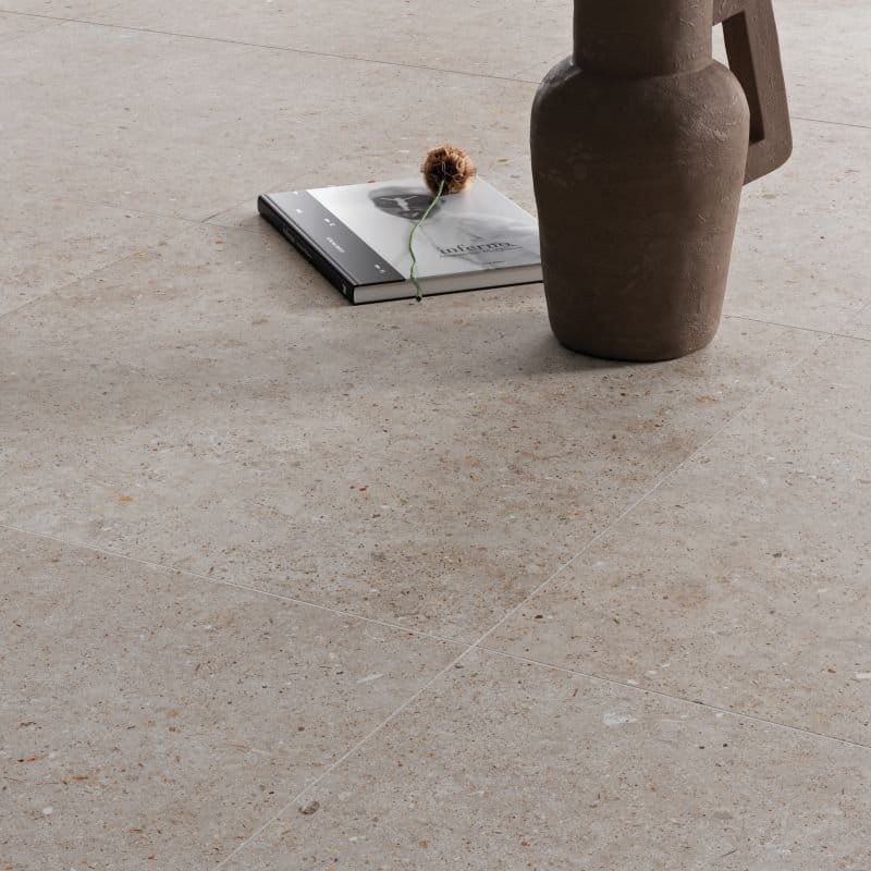 Ariana Anima Beige Naturale 80x80 płytki gresowe imitujące beton 114339