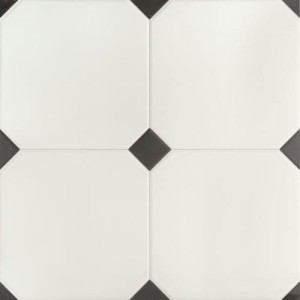 El Molino Betera Black White Rect. 58x58 płytka gresowa podłogowa