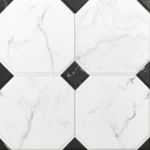 El Molino Betera Jet Blanco 58x58 płytki podłogowe imitujące marmur
