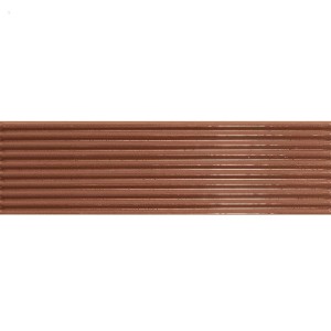 Emil/Ergon Ceramica Abacus Amaranto Plissè Lux 7,5x20 ELHF ryflowane płytki ścienna