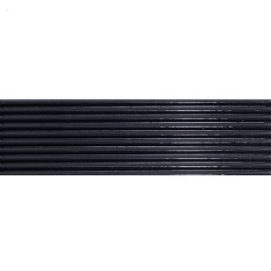 Emil/Ergon Ceramica Abacus Carbone Plissè Lux 7,5x20 ELHD ryflowane płytki ścienna