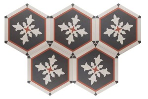Equipe Coimbra Aveiro 17,5x20 patchworkowa heksagonalna płytka gresowa