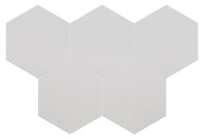 Equipe Coimbra Oxford Grey 17,5x20 monokolorowa heksagonalna gresowa płytka podłogowa