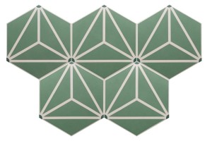 Equipe Coimbra Solar 17,5x20 patchworkowa heksagonalna płytka gresowa
