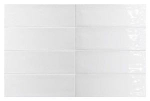 Equipe Fango Blanc Gloss 5x15 gresowa rustykalna płytka ścienna