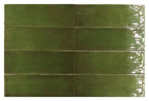 Equipe Fango Green Gloss 5x15 gresowa rustykalna płytka ścienna