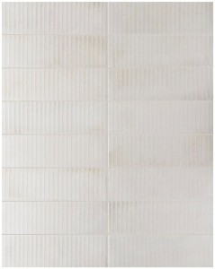 Equipe Raku Line White 6x18,6 płytka gresowa imitująca beton