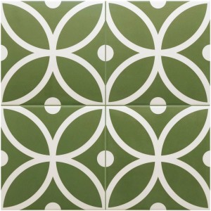 Equipe Rivoli Bergen Verde 20x20 płytka gresowa patchworkowa