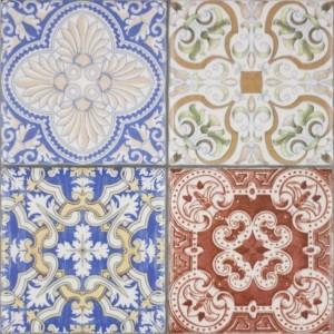 Fabresa Aragon Colors Mate Decor Mix 20x20 płytki ścienne patchworkowe