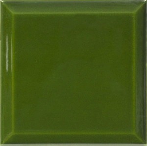 Fabresa Capsule Verde Cristal Biselado Brillo 15x15 płytki ścienne