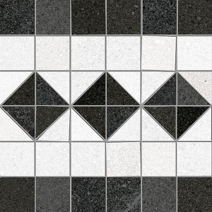 Vives Seine Iena-R 2 Grafito 20x20 płytki patchworkowe gresowe