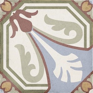 Equipe Art Nouveau Viena Colour 20x20 płytka gresowa patchwork