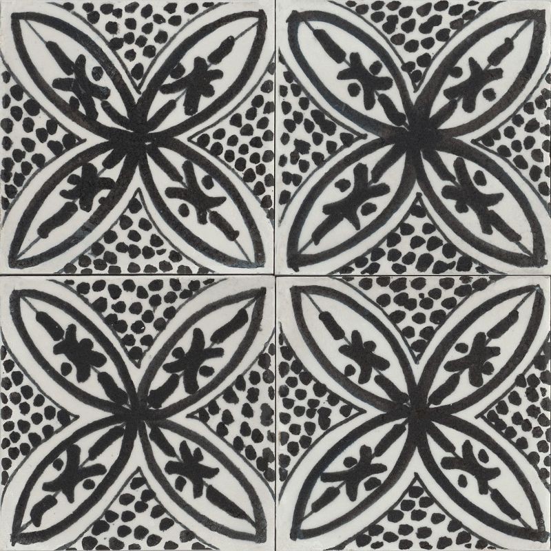 Marazzi Memoria Tappeto 3 Nero Lux 15x15 MANP płytki gresowe dekoracyjne 139525