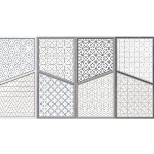 Gayafores Ornato Austral Gris 32x62,5 płytka patchwork