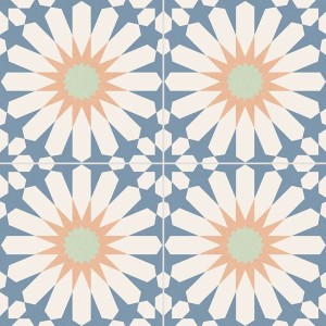 Gayafores Soleil Blue 33,15x33,15 płytka patchwork