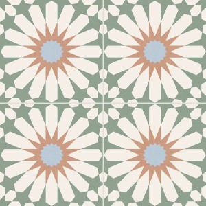 Gayafores Soleil Mint 33,15x33,15 płytka patchwork