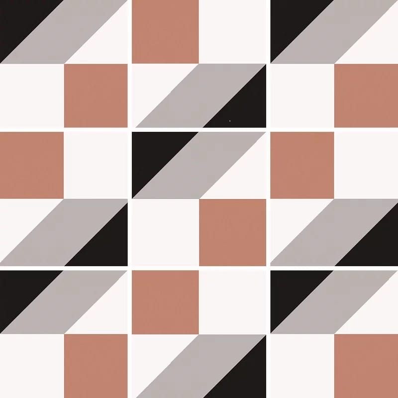Equipe Bauhome Karo Cold 20x20 płytki patchwork gresowe 126897