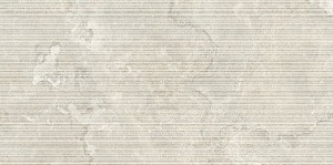 Impronta Dorset  Bianco Cross Cut Ribbed DR01BAR 60x120 strukturalna płytka gresowa imitująca kamień