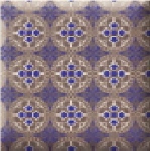 Mainzu HD Effects Decor Metal Blu 15x15 płytki ścienne dekoracyjne