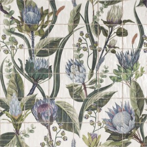 Mainzu Livorno Mural Protea 20x20 płytki ścienne dekoracyjne