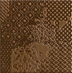 Mainzu Metal Tiles Decor Bronze 20x20 płytki ścienne dekoracyjne