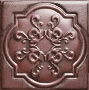 Mainzu Metal Tiles Relief Cooper 20x20 płytki ścienne dekoracyjne