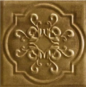 Mainzu Metal Tiles Relief Gold 20x20 płytki ścienne dekoracyjne