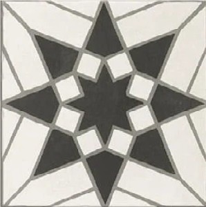 Mainzu Nostalgy Sevilla White 20x20 płytki dekoracyjne gresowe