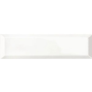 Mainzu Solid White Bissel Blanco Brillo 10x30 płytki cegiełki