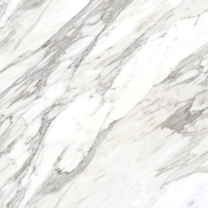 Marazzi Fabula Calacatta 100x100 MME0 biała płytka imitująca marmur z szarymi żyłami